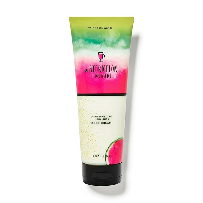 Bath and Body Works Gift Set of of 2 - 8 oz Body Cream - (Watermelon Lemonade)