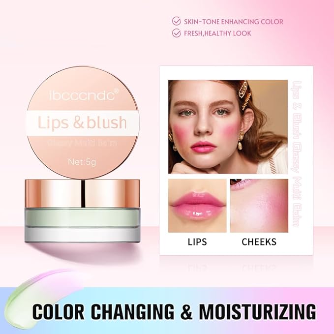 Color Change Blush Clear Liquid Blush Cream Moisturizing