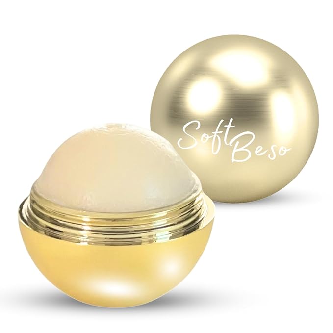SoftBeso Lip Balm| Gold-Vanilla Flavor| Vegan
