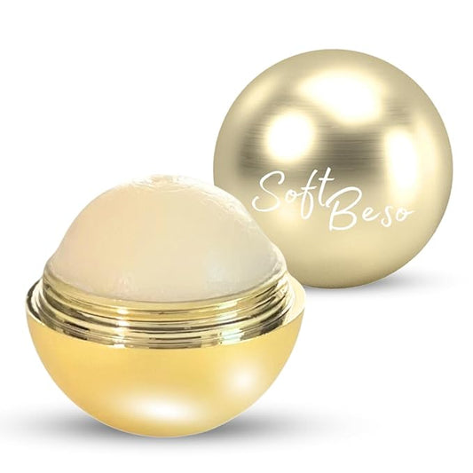SoftBeso Lip Balm| Gold-Vanilla Flavor| Vegan