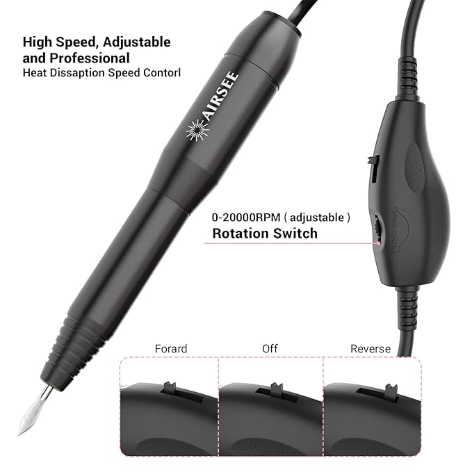 Airsee n24 portable electric nail