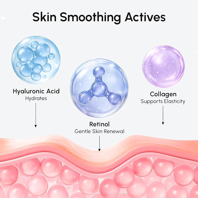 MAREE Face Moisturizer Collagen Cream for Face Gift Set 2 Pack - Hyaluronic Acid & Retinol - Anti-Aging Wrinkle Creams - Crema Para La Cara