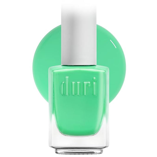 duri Nail Polish, 102S Summer Rain, Cool Pastel Mint