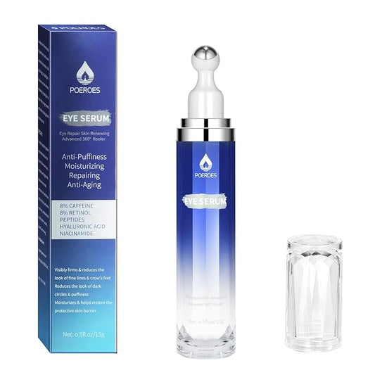 Eye serum with 8% caffeine