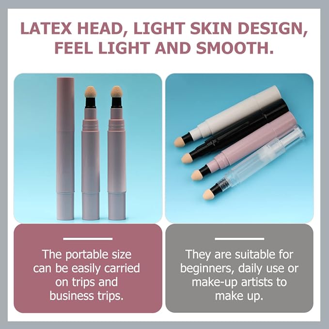 Beavorty 4pcs Gloss Portable Cream Practical Oil Blusher Gloss