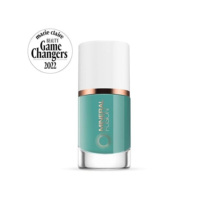 Mineral Fusion Nail Polish, Teal Blue, Real Teal Real Teal 0.33 Fl Oz (Pack of 1)