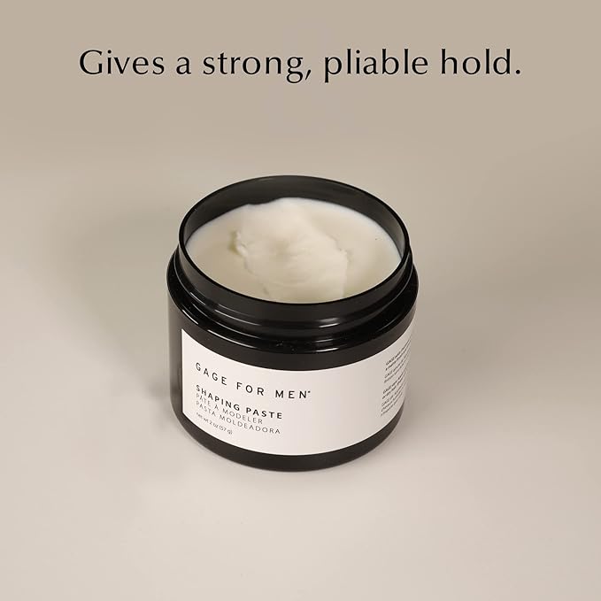 Gage Shaping Hair Paste for Men - 2 Fl Oz | Hair Molding, Styling Gel, Hair Texturizer, Styling Hair Cream | Hair Products for Men