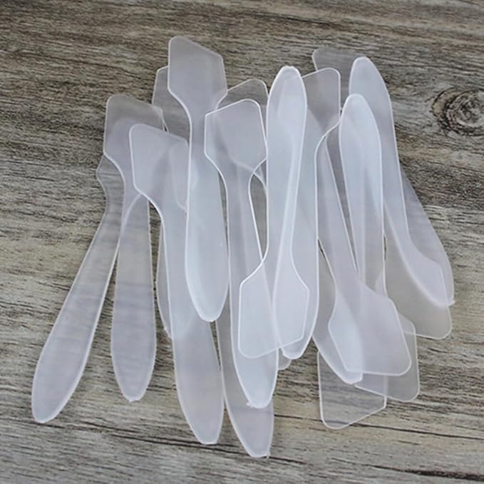 Healifty 50pcs Makeup Spatula Tool Scoop Beauty Tools