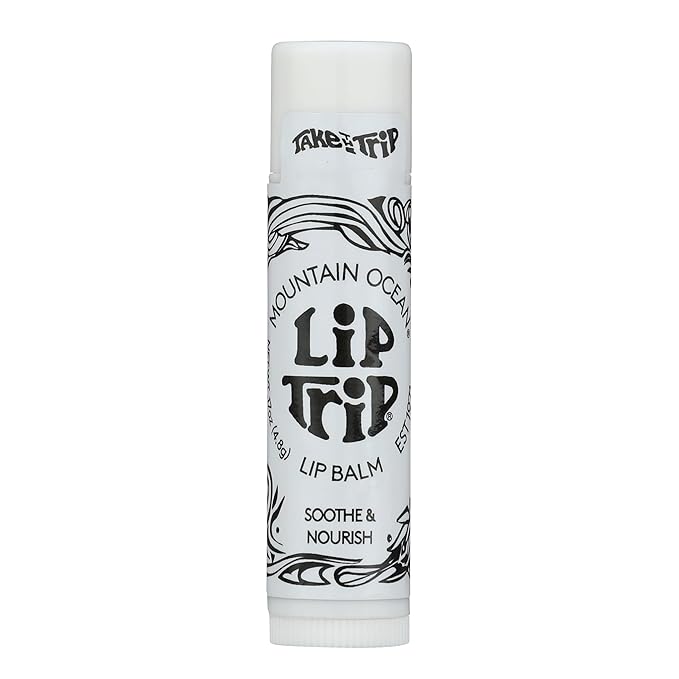 Mountain Ocean The Original Skin Trip Lip Balm, .17 Oz Tube, Nourishing, Healing & Hydrating Lip Moisturizer, with Lanolin, Beeswax & Coconut Oil (New Look, Same Formula)