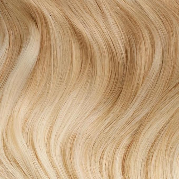 Luxy 100% Remy Human Hair Extensions for Thin Hair Thinning Hair Fill-Ins – 6 Seamless Wefts Multi-Dimensional Color Blend - Natural-Looking Volume & Coverage 80 grams 16" Dirty Blonde Balayage