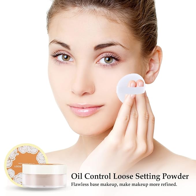 Boobeen Loose Face Powder Translucent Setting Powder Oil