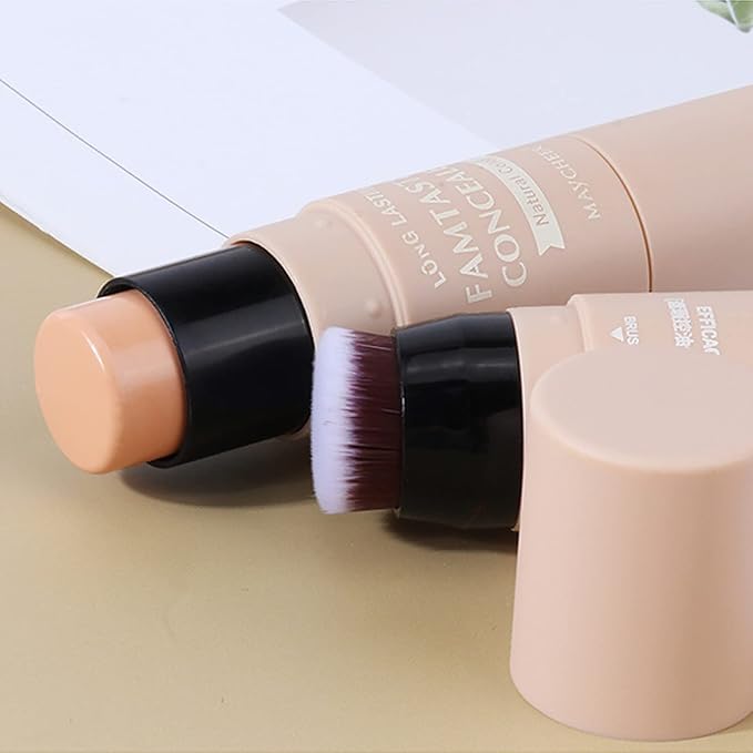 3 Pcs Contour Highlighter Blush Sticks with Brush,