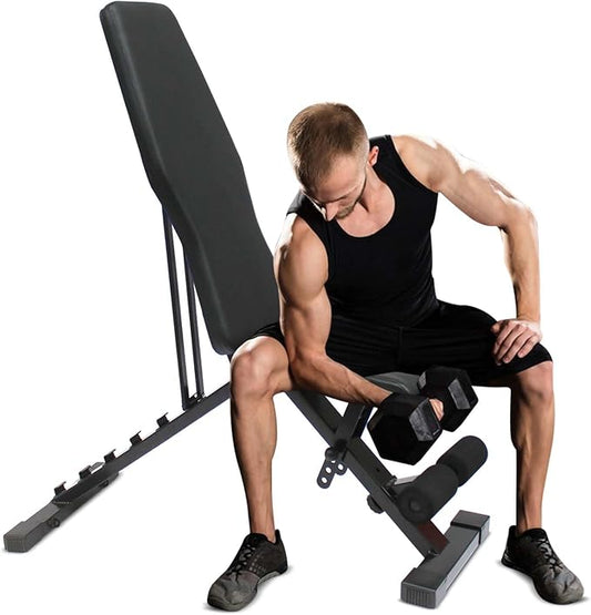 Adjustable & Foldable Weight Bench Press 600LBS Strength