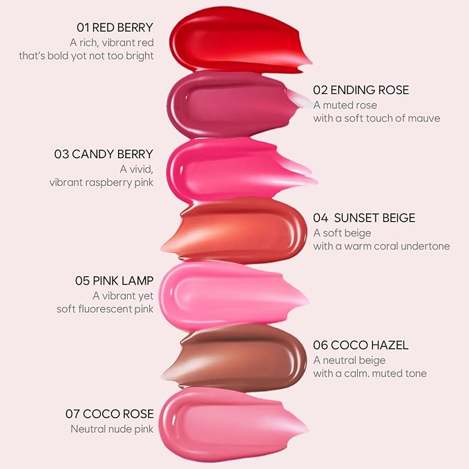 Pudding Glow Korean Lip Tint | Natural Lip Stain | Gloss to Stain | Long-Lasting & Non-Sticky | Lightweight Lip Tint | 0.14 oz. (06 COCO HAZEL)