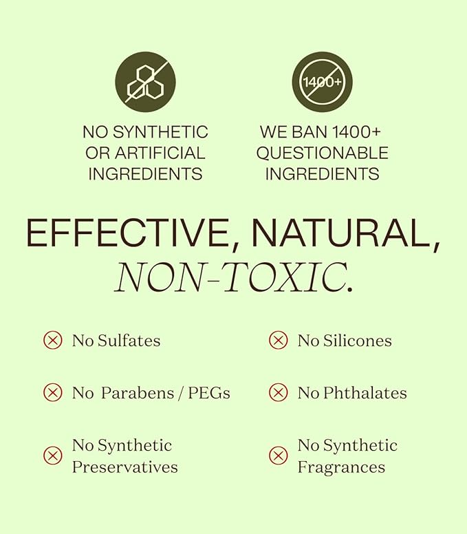 Ingreendients Non Toxic Sulfate Free Volumizing Shampoo & Conditioner with Organic Ingredients For Fine & Thin Hair - Color Safe, Paraben & Gluten Free, Silicone Free, Vegan, Cruelty-Free, pH Balanced