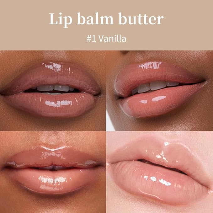 Summer Lip Gloss Lipstick, Containing Natural Oils And Fruit Extracts, Can Soothe And Soften Dry Lips, Keep Moisture For A Long Time, And Is Not Sticky (Vanilla)