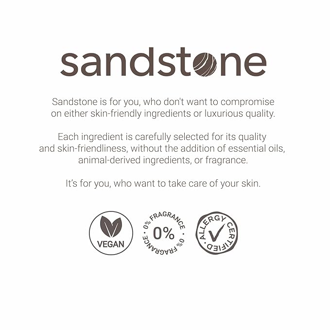 Sandstone Scandinavia Hypoallergenic Mascara for Sensitive Eyes – Black – Smudge-Proof & Sweat-Resistant – Lengthening & Volumizing – Vegan, Fragrance-Free