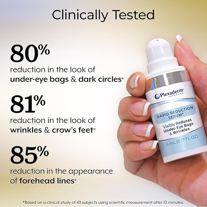 Plexaderm rapid reduction eye serum