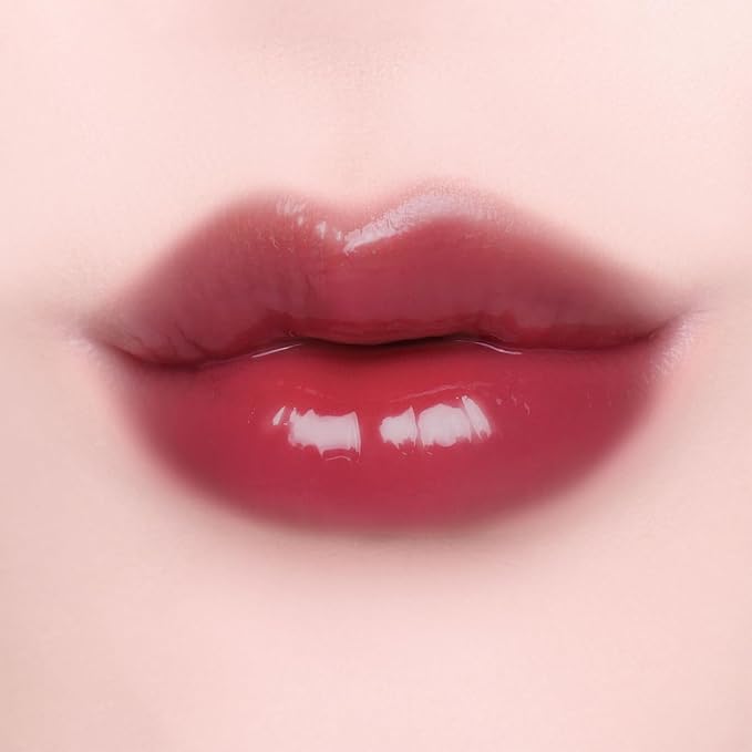 DINTO Frozen Lip Jelly - Icy Cool Plumping Lip Gloss with Metal Tip - High-Shine Non-Sticky Jelly Formula for Fuller, Juicy Lips - Vegan & Cruelty-Free - 0.34 fl oz - Shade 378 Heart