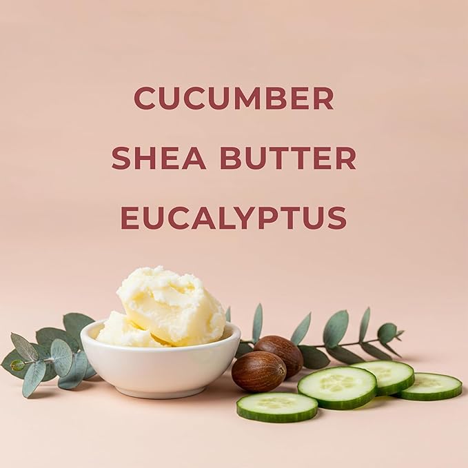 Pueblo Remedy Body Wash, Cucumber & Eucalyptus – Soothing & Invigorating Shower Gel, Vegan & Cruelty-Free, 16.9 Oz