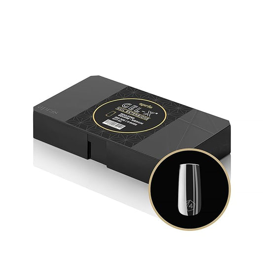 Aprés Gel-X® Scupted Square Medium Tip Box | 500pc Gel-X Tips, 11 Sizes 00-9, Premium Quality