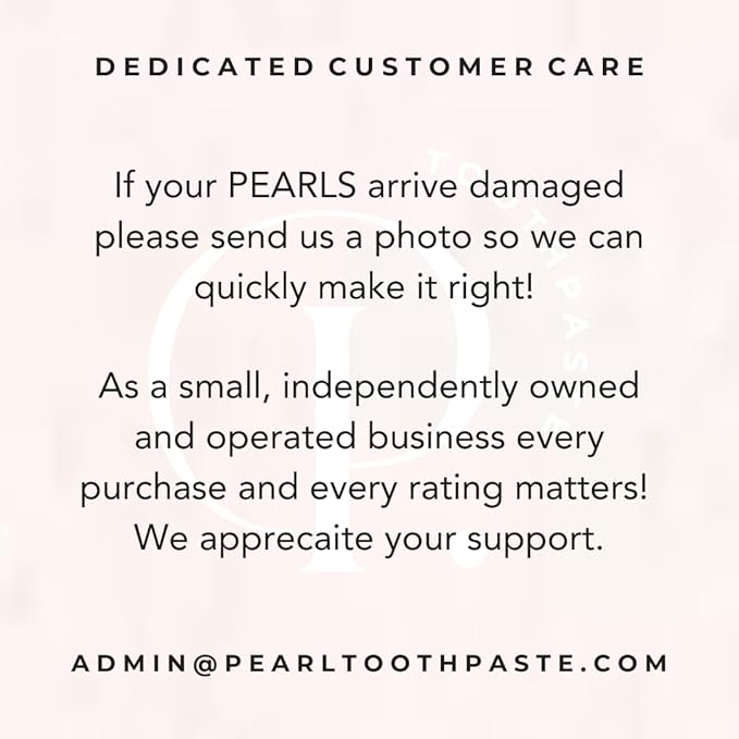 Pearl Fluoride Mint Toothpaste Tablets | Dentist Designed | Natural Whitening | Sensitivity Relief | TSA Approved | Plastic-Free | Reusable Packaging (186 Tablets)