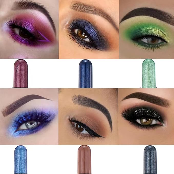 Generic ENGBO Double-Sided Eyeshadow Pencil, Matte & Pearl Shades, Long-Lasting Color (10)