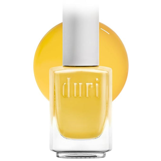 duri Nail Polish, 101S, Summer Dream, Pastel Yellow Shade