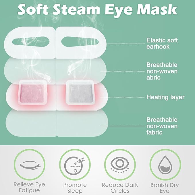 48 pack steam eye mask