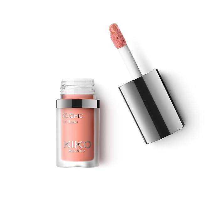 KIKO Milano So Chic Trio Blush 02, 3-In-1 Blush, Ideal For The Face, Eyes And Lips