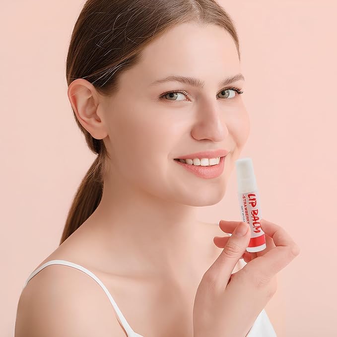 24 Pack Lip Balm, Natural Lip