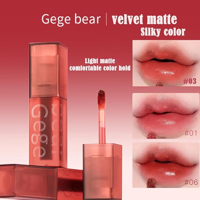 Smooth Luster Lip Glaze, Lightweight Moisturizing,High Impact Lip Color, Full Coverage Lip Makeup, Long Lasting Waterproof Moisturizer Lip Glaze (Sweet Peach Rose)