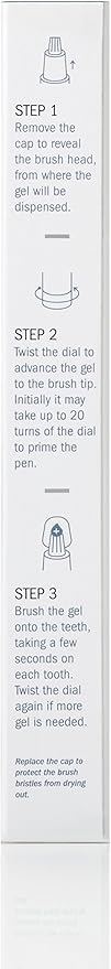 Smileactives Teeth Whitening Pen for White Smile, Fast Tooth Whitener and Stain Remover with Precision Brush Tip, Dental Quality Whitening Gel, Travel Pen, Easy to Use, Vanilla Mint Flavor, 3 Pack