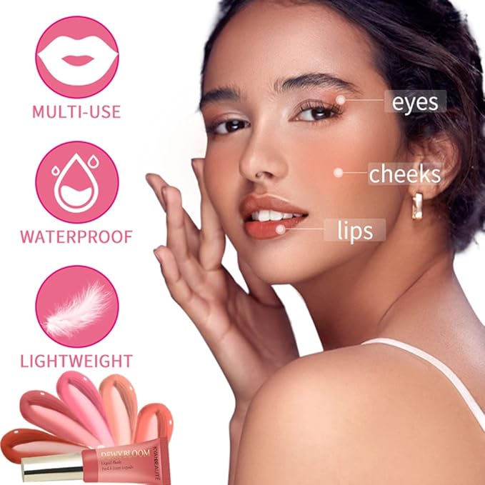 Blush Beauty Wand, Liquid Face Blush Contour Wand Cheek,102 Coral