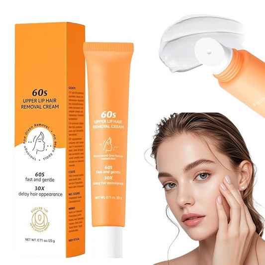 Hair Removal Cream for Women,2025 New Gentle Facial Hair Removal Cream With Scraper, Painless Hairs Removers for Body Face Lips (3)