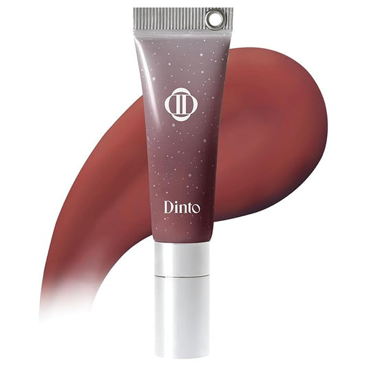 DINTO Frozen Lip Jelly - Icy Cool Plumping Lip Gloss with Metal Tip - High-Shine Non-Sticky Jelly Formula for Fuller, Juicy Lips - Vegan & Cruelty-Free - 0.3 fl oz - Shade 379 Crow