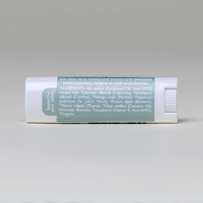 Unscented Lip Balm, Herbal Lip Balm,