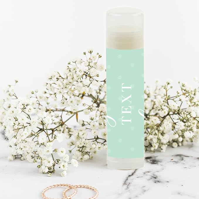 Andaz Press Personalized Lip Balm Party Green,