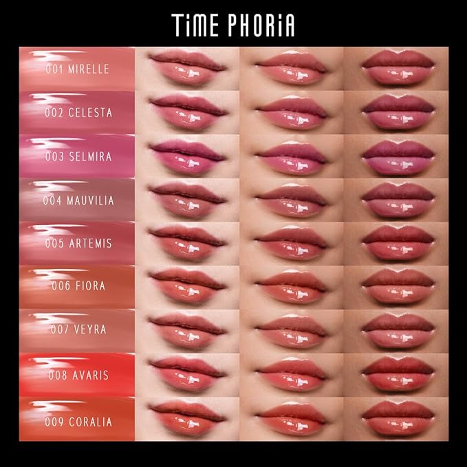 Lunara Frost 3D Lip Gloss, 004 Mauvilia - Mauve, High-Shine Glossy Finish, Juicy Pigment Lip Gloss with 3D Plumping Effect, 24H Hydration with Hyaluronic Acid, Non-Sticky Cushiony Gel