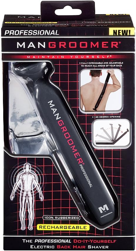 MANGROOMER - PROFESSIONAL Do-It-Yourself Electric Back Hair Shaver