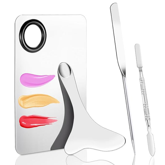 4 Pcs Makeup Spatula Korean Set, Spatula Makeup