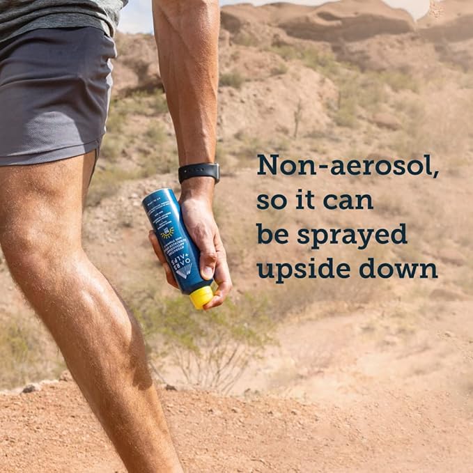 Oars + Alps Sunscreen Spray for Face & Body, SPF 50 Spray Sunscreen Infused with Vitamin C & Antioxidants, No White Residue, Water & Sweat Resistant, All Skin Types, Lightweight, Hydrating, 6oz, 1pk