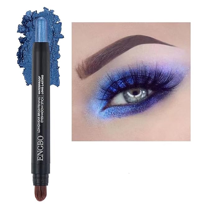 Generic ENGBO Double-Sided Eyeshadow Pencil, Matte & Pearl Shades, Long-Lasting Color (10)