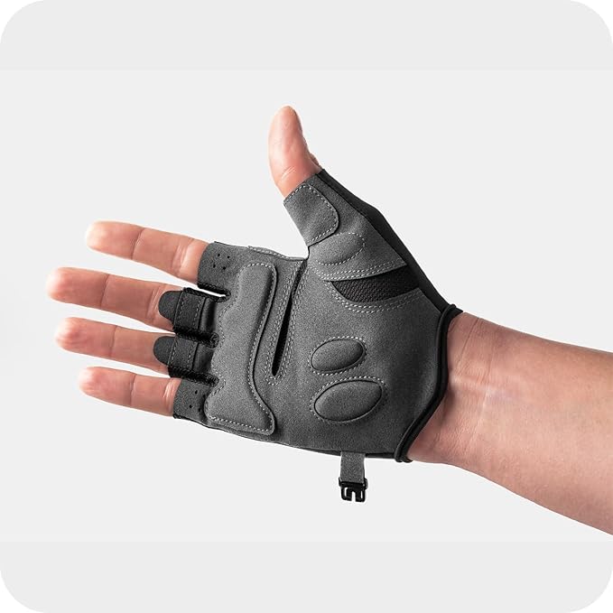 WeGym Breathable Workout Gloves for Men and Women, Exercise Gloves with Cushion Pads and Full Palm Protection, Weight Lifting Gloves for Gym, Fitness and Training