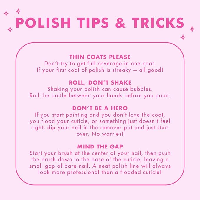 Olive & June Long Lasting Nail Polish | Valentine's Day | Plump, Gel-Like Finish No Lamp Needed | Lasts up to 10 days | Salon-Quality 15-Free, Vegan & Cruelty-Free Chip-Resistant | SE Bubbly Pink
