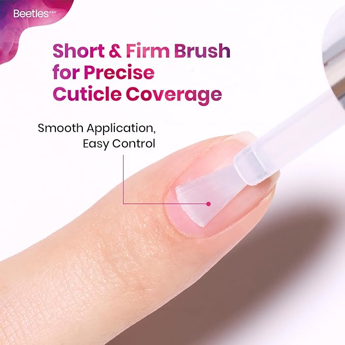 Beetles Professional Nail Prep Dehydrator - Natural Nails Superior Bonding Primer for Acrylic Powder and Gel Nail Polish Fast Dry Dehydrator Base Bonder Gel