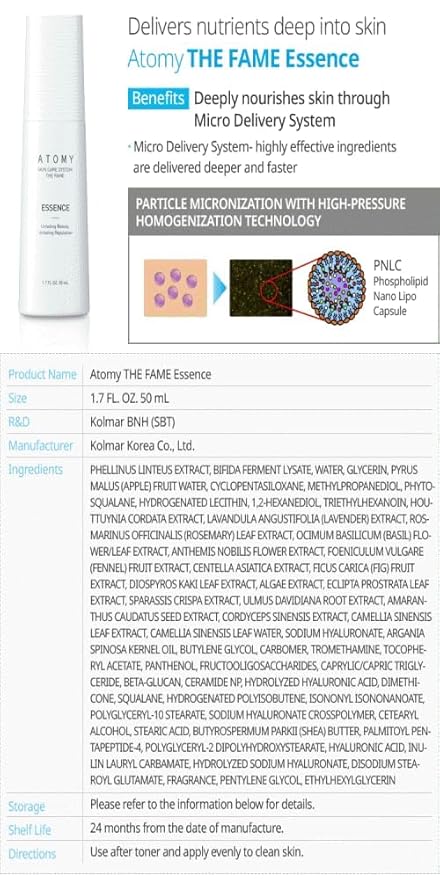 The Fame Skin Care System 1 including