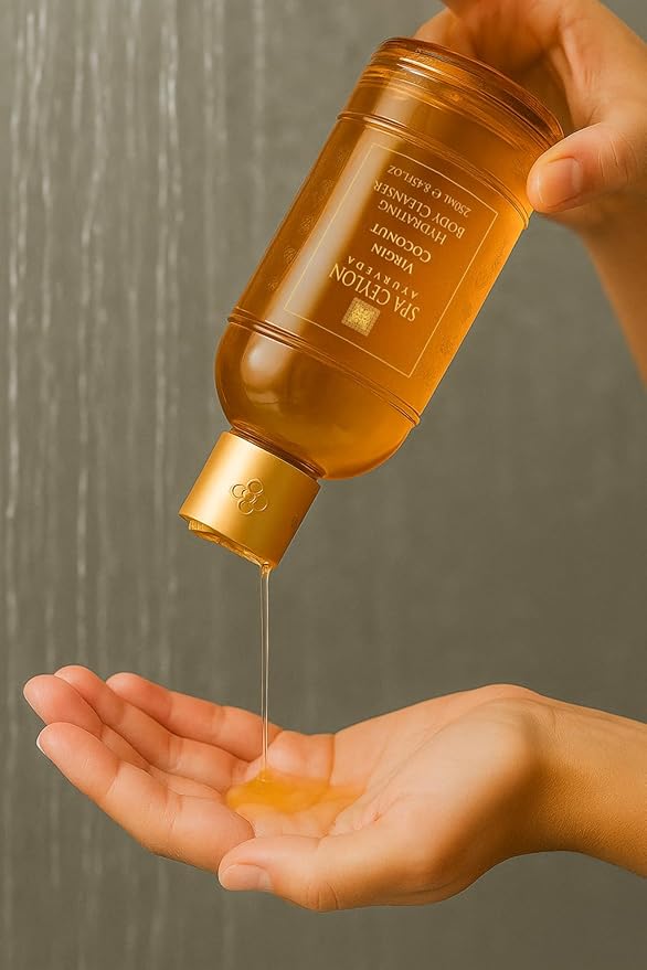 SPA CEYLON VIRGIN COCONUT Hydrating Body Cleanser | 100% Virgin Coconut | Hydrating & Moisturizing Wash | Body Wash | 250ml