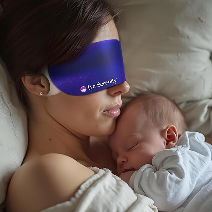 Steam Eye Mask by Eye Serenity Self-Heating Warm Compress, 30-Pack, Unscented, Dry Eye Relief, Perfect for Self-Care, Ideal for Office, Travel & Nightly Relaxation, Calm Sleep