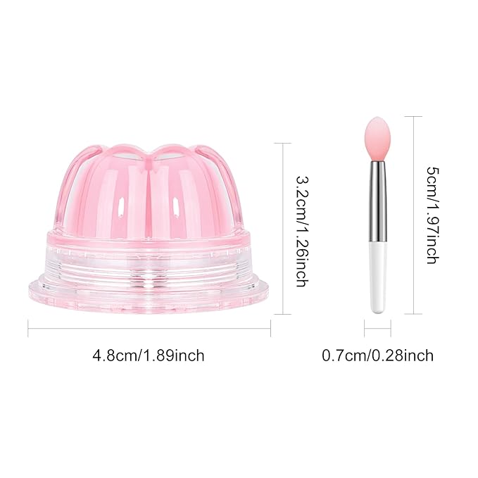 2Pc Jelly Lip Mask Overnight,Fruity Peach Collagen-Peach
